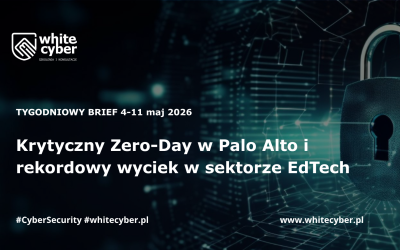 Krytyczny Zero-Day w Palo Alto i rekordowy wyciek w sektorze EdTech – Raport Cyberbezpieczeństwa 4-11 Maj 2026)